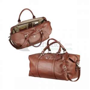 Cutter & Buck Leather Weekender Duffel