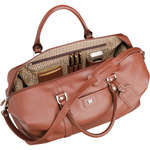 Promotional Duffel & Sport Bags - Cutter & Buck Leather Weekender Duffel