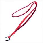 Business Economy Lanyards - Split Ring Lanyard with Crimp - 3/8"