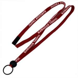 Custom Promotional Split Ring Break Away Lanyard - 3/8"