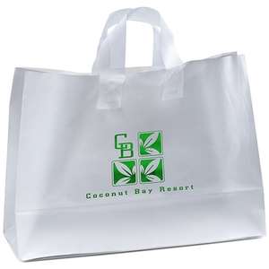 Custom Promotional Saturn Frosted Shopper