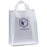 Promotional Plastic & Vinyl Bags - Sparkle Frosted Shopper