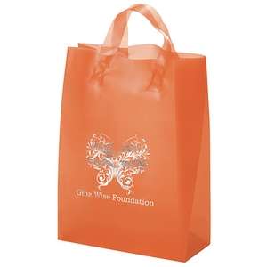 Custom Promotional Zeus Frosted Brite Shopper