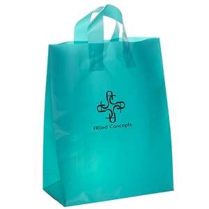 Custom Promotional Lily Frosted Brite Shopper
