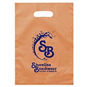 Custom Promotional Aster Frosted Die Cut Bag