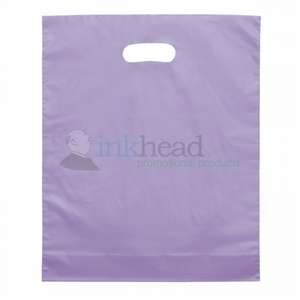 Orchid Frosted Brite Die Cut Bag