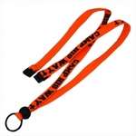Logo Economy Lanyards - Snap Break-Away Split Ring Lanyard - 5/8"
