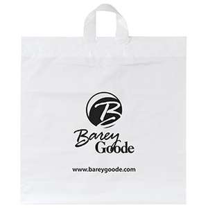 Custom Promotional Elephant Soft Loop Handle Plastic Bag