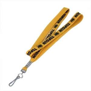 Custom Promotional Swivel Hook Lanyard with Crimp - 5/8"