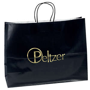 Custom Promotional Aubrie Gloss Shopper Bag