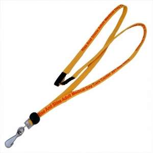 Custom Promotional Break-Away Swivel Hook Lanyard - 3/8"