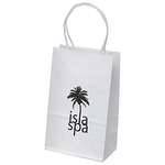 Wholesale Paper Bags - Pup White Kraft Paper Shopper Bag