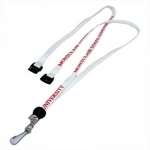 Imprinted Economy Lanyards - Snap Break-AwaySwivel Hook Lanyard - 3/8"