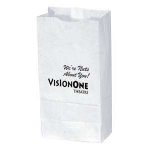 Custom Promotional White Paper Peanut Bag