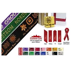 Custom Promotional Silky Satin Roll of Ribbon 7/8"