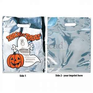 Silver Ghost Reflective Halloween Bag 