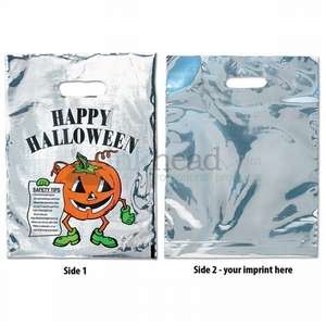 Silver Pumpkin Reflective Halloween Bag 