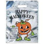 Promotional Promotional Products - Silver Pumpkin Reflective Halloween Bag