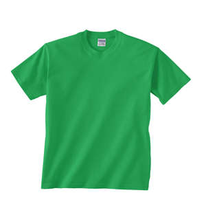 Gildan Youth Ultra Cotton Tee - Dark/Color Green, Irish
