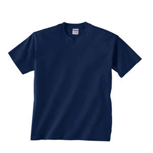 Gildan Youth Ultra Cotton Tee - Dark/Color Blue, Navy