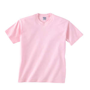 Gildan Youth Ultra Cotton Tee - Dark/Color Pink, Light