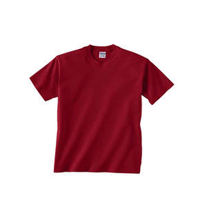 Gildan Youth Ultra Cotton Tee - Dark/Color Red, Cherry