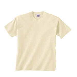 Gildan Youth Ultra Cotton Tee - White/Neutral Natural