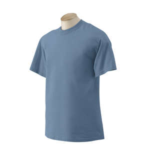 Gildan Ultra Cotton Tee - Dark/Color Indigo, Heathered