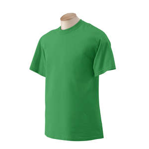 Gildan Ultra Cotton Tee - Dark/Color Green, Irish