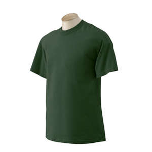 Gildan Ultra Cotton Tee - Dark/Color Green, Forest