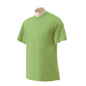 Gildan Ultra Cotton Tee - Dark/Color Kiwi