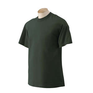 Gildan Ultra Cotton Tee - Dark/Color Green, Forest Heather