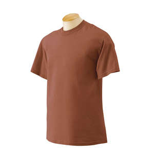 Gildan Ultra Cotton Tee - Dark/Color Cinnamon, Heather