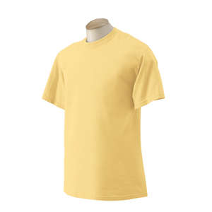 Gildan Ultra Cotton Tee - Dark/Color Yellow, Haze