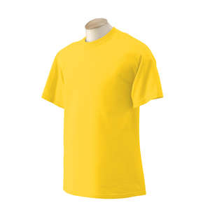 Gildan Ultra Cotton Tee - Dark/Color Yellow, Daisy