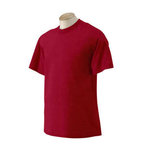 Gildan Ultra Cotton Tee - Dark/Color Red, Heathered Cardinal