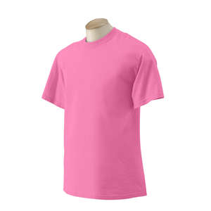 Gildan Ultra Cotton Tee - Dark/Color Purple, Azalea
