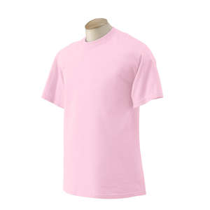 Gildan Ultra Cotton Tee - Dark/Color Pink, Light