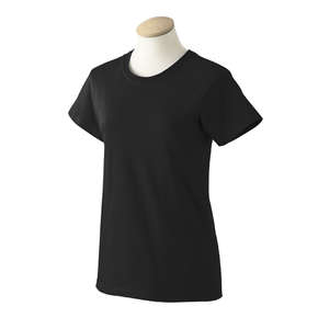 Gildan Women's Ultra Cotton Tee - Dark/Color Black