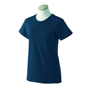 Gildan Women's Ultra Cotton Tee - Dark/Color Blue, Navy