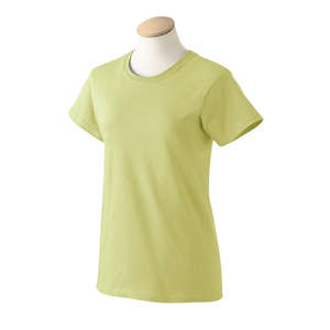 Gildan Women's Ultra Cotton Tee - Dark/Color Green, Avocado