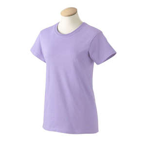 Gildan Women's Ultra Cotton Tee - Dark/Color Orchid