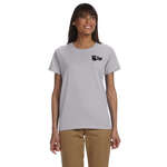 Personalized Ladies T-Shirts - Gildan Womens Ultra Cotton Tee - Light/Heather