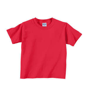 Gildan Toddler Ultra Cotton Tee - Dark/Color Red