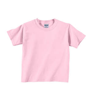 Gildan Toddler Ultra Cotton Tee - Dark/Color Pink, Light