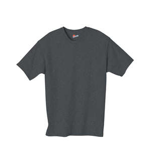 Hanes Authentic Tagless Tee - Dark/Color Charcoal, Heathered