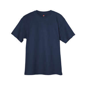 Hanes Authentic Tagless Tee - Dark/Color Blue, Deep Navy