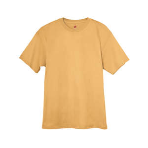 Hanes Authentic Tagless Tee - Dark/Color Gold Nugget