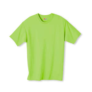 Hanes Authentic Tagless Tee - Dark/Color Green, Lime