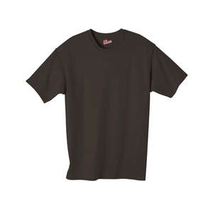 Hanes Authentic Tagless Tee - Dark/Color Chocolate, Dark